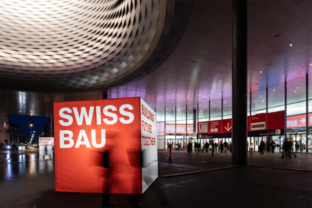 Swissbau 2026. Anmelden und Neuigkeiten erfahren.
