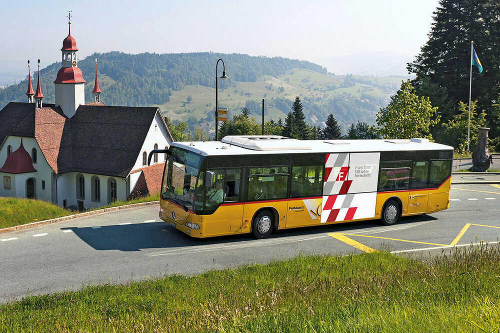 Car postal NW. En route avec Frank.